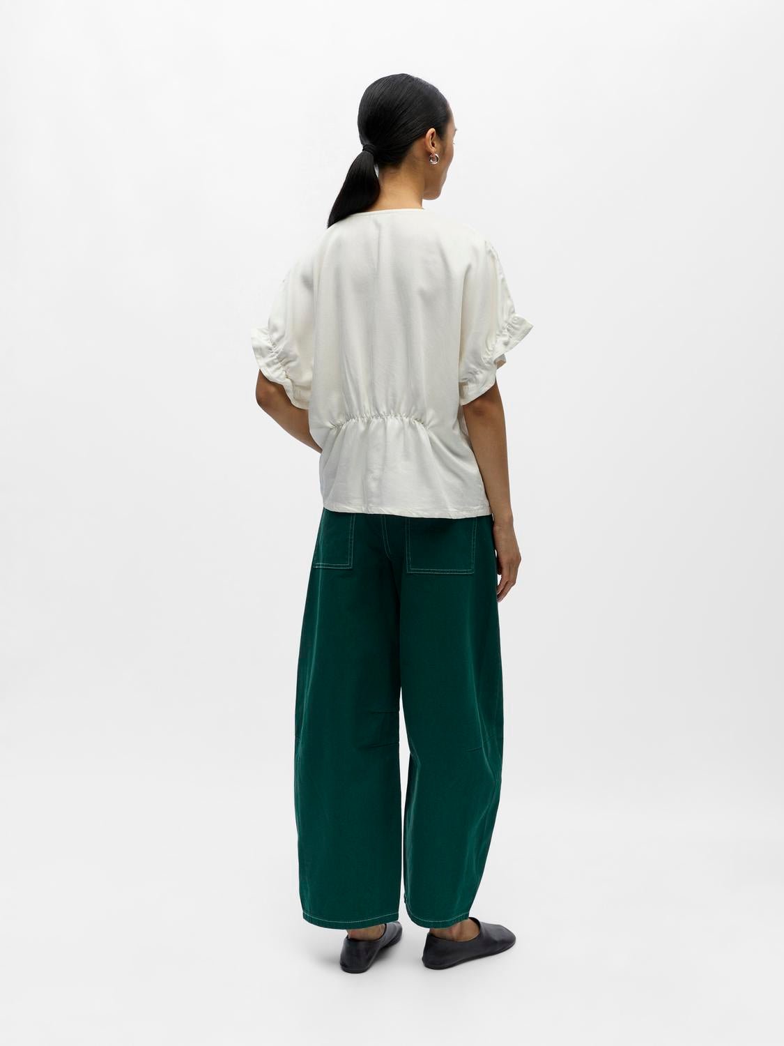 OBJFRAME Top - Cloud Dancer - VERO MODA & VILA Bergvik
